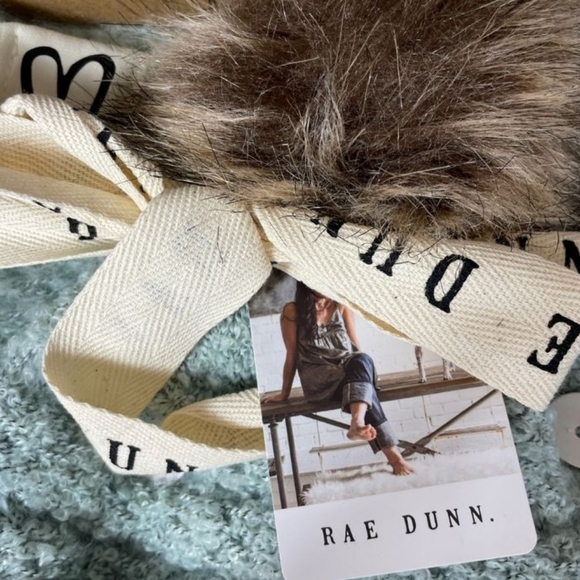 New Rae Dunn Blessed Hat and Scarf Set In Box Blue Turquoise - Picture 6 of 11